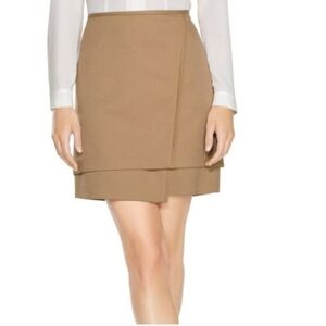 White House Black Market Tan Mini Skirt